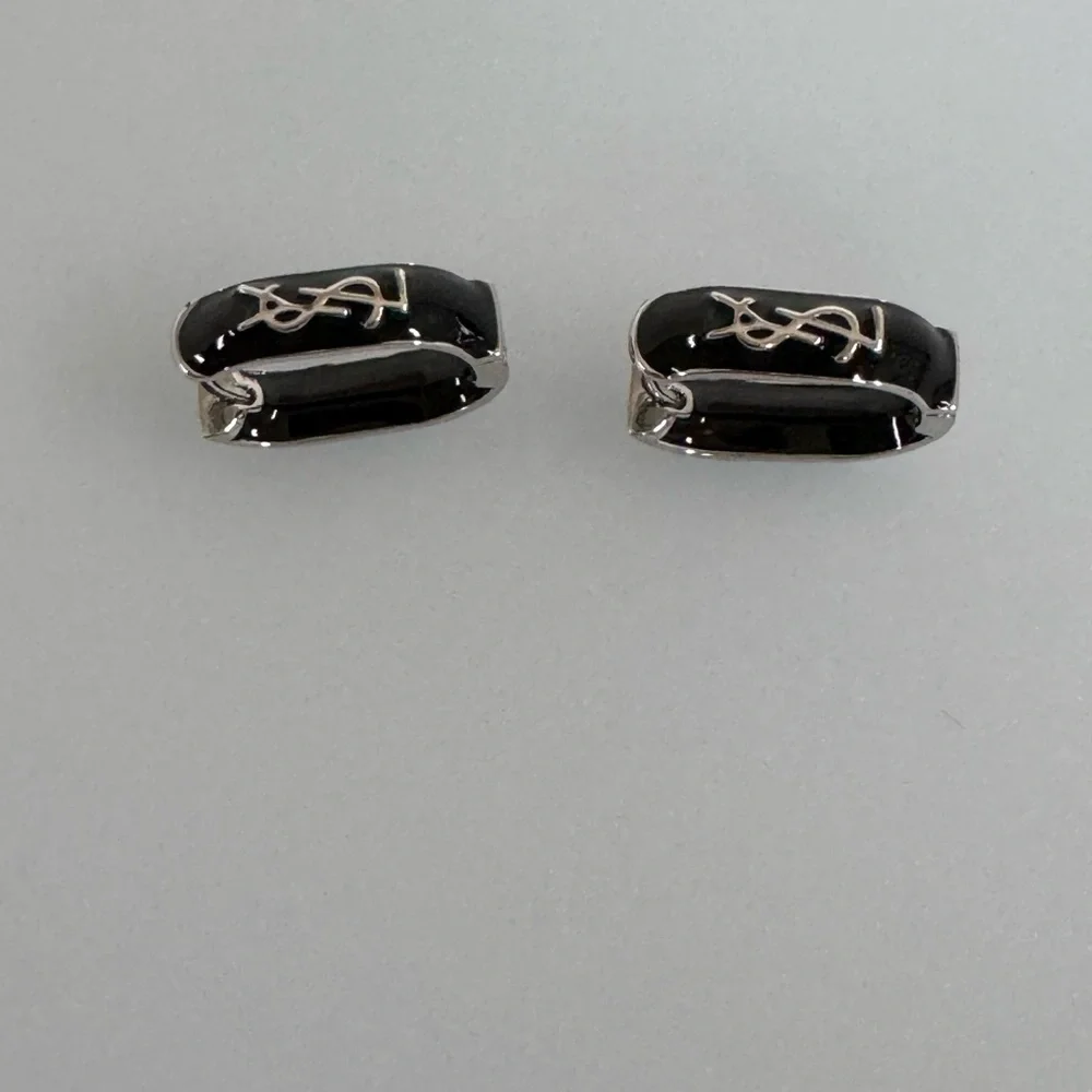 SAINT LAURENT Earrings Authentic 100% - Picture 6 of 12
